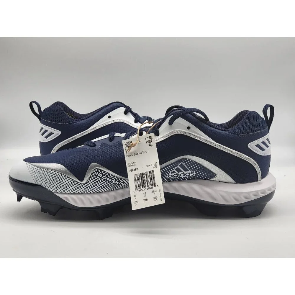Adidas Icon‎ 6 Bounce TPU Baseball Cleats Navy Blue Size 13.5 FV9362
